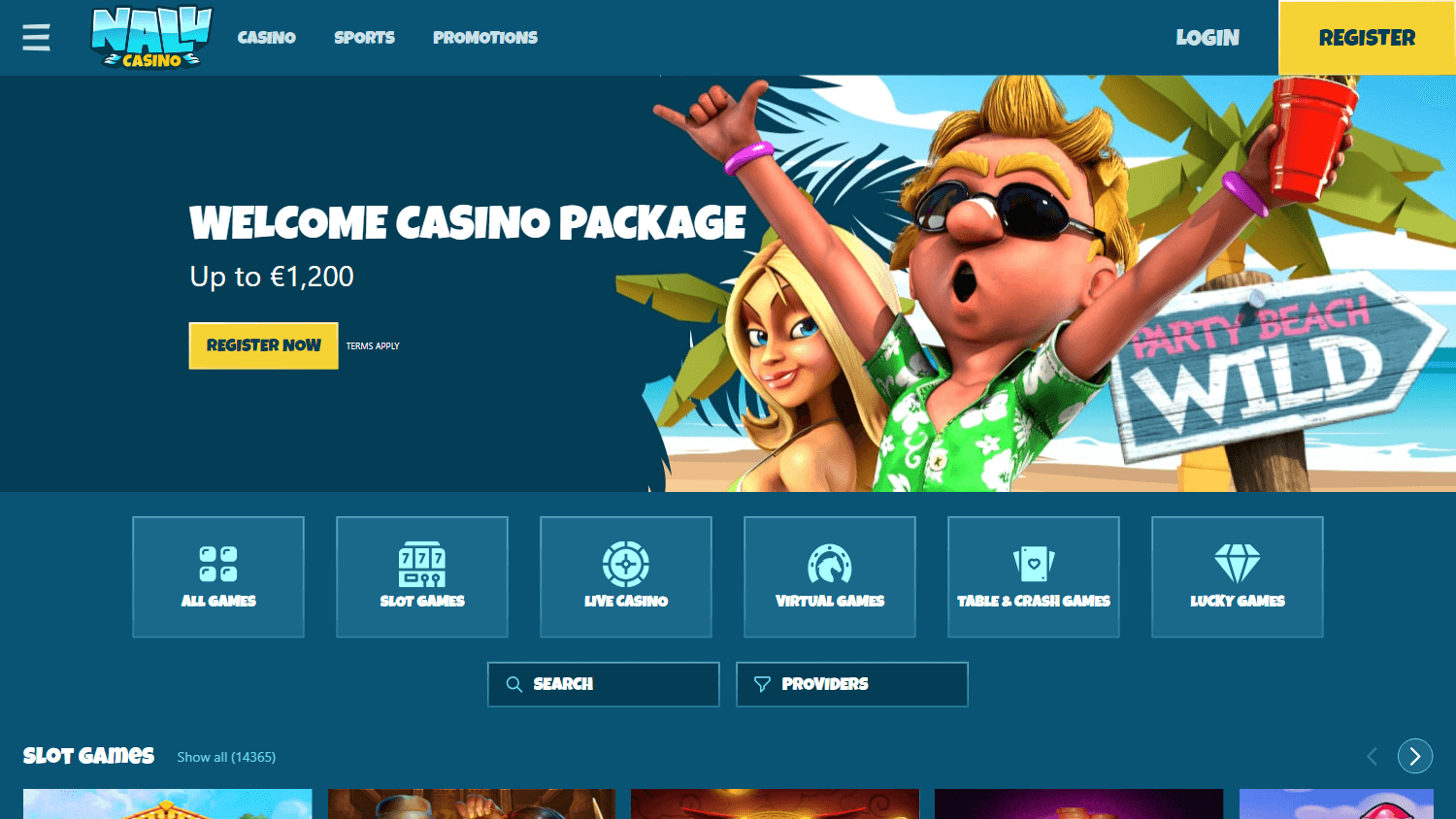 Nalu Casino Desktop screenshot
