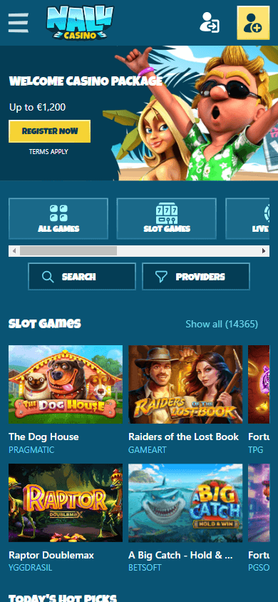 Nalu Casino Mobile screenshot